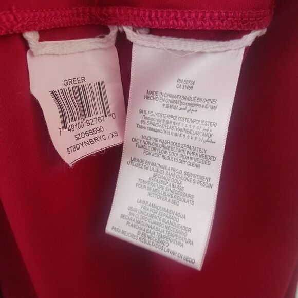 BCBG color block wrap-style dress size XS - Picture 8 of 8